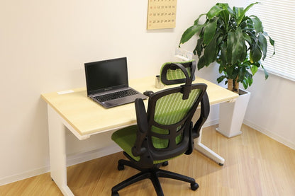 オフィスチェア アームアップ肘 マエストロ7 アームアップチェア メッシュバック ハイバック デスクチェア ロッキング ヘッドレスト パソコンチェア 事務椅子 肘付き(代引不可)