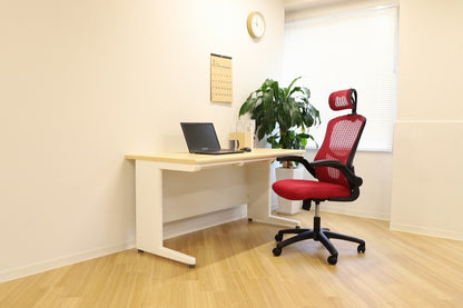 オフィスチェア アームアップ肘 マエストロ7 アームアップチェア メッシュバック ハイバック デスクチェア ロッキング ヘッドレスト パソコンチェア 事務椅子 肘付き(代引不可)