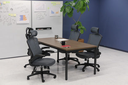 オフィスチェア アームアップ肘 マエストロ7 アームアップチェア メッシュバック ハイバック デスクチェア ロッキング ヘッドレスト パソコンチェア 事務椅子 肘付き(代引不可)