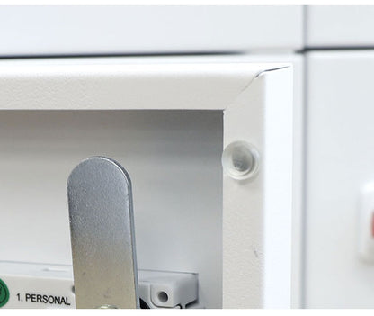 ロッカー ダイヤル錠 3列2段 6人用 貴重品入れ 貴重品ロッカー 貴重品収納 セキュリティボックス 貴重品保管庫 キャビネット 金庫 おしゃれ 鍵 盗難 NSAFE-32-2 保管庫 鍵付きボックス(代引不可)