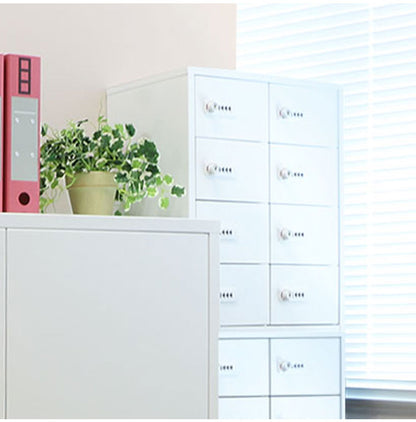 ロッカー ダイヤル錠 3列2段 6人用 貴重品入れ 貴重品ロッカー 貴重品収納 セキュリティボックス 貴重品保管庫 キャビネット 金庫 おしゃれ 鍵 盗難 NSAFE-32-2 保管庫 鍵付きボックス(代引不可)