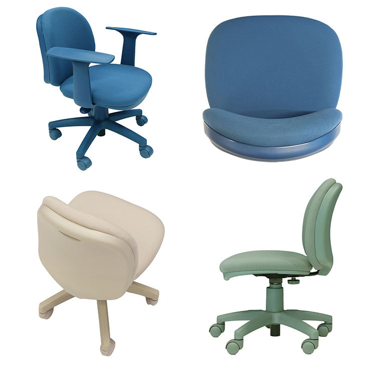 オフィスチェア デスクチェア 子供 学習チェア 会議用チェア パソコンチェア チェア 低め おしゃれ 軽量 かわいい コンパクト シンプル 学習 ワンカラー OCD-1 肘なし 椅子(代引不可)