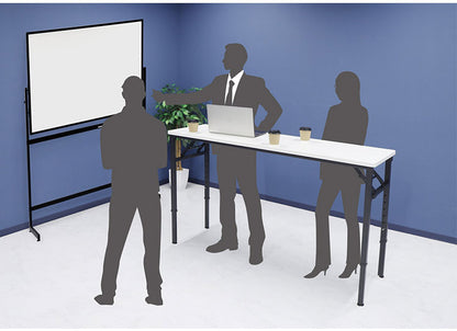 折りたたみテーブル 昇降 幅1800×奥行450×高さ700~1000mm 会議用テーブル ミーティングテーブル 作業台 作業テーブル 木目 調節 OST-1845 昇降テーブル 机(代引不可)