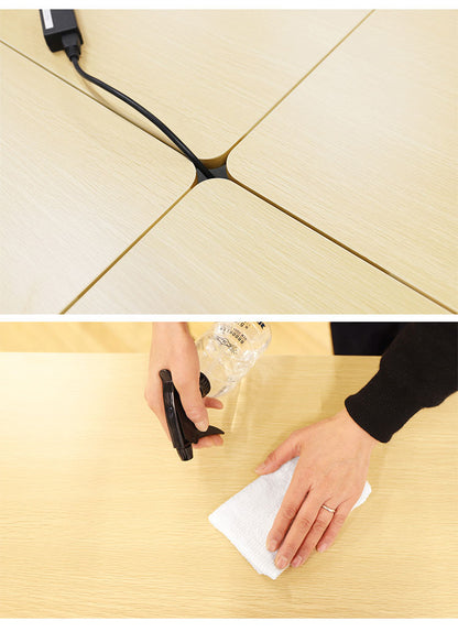 折りたたみテーブル 昇降 幅1800×奥行600×高さ700~1000mm 会議用テーブル ミーティングテーブル ワークテーブル 作業台 木目 高さ調節 OST-1860 昇降テーブル 机(代引不可)