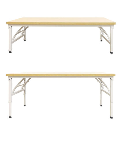【5%OFF】折りたたみテーブル 昇降 幅900×奥行600×高さ350~500mm 会議用テーブル ミーティングテーブル 作業台 座卓 木目 学校 幼稚園 保育 OST-9060 昇降テーブル 室内 机(代引不可)
