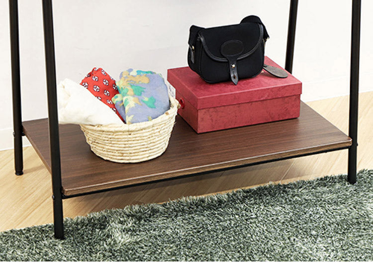 棚付き ハンガーラック 幅91cm コートハンガー パイプハンガー スリム 洋服掛け ハンガー 洋服掛け ラック 玄関 コート掛け(代引不可)