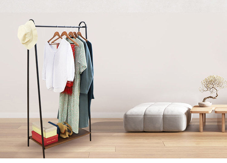 棚付き ハンガーラック 幅91cm コートハンガー パイプハンガー スリム 洋服掛け ハンガー 洋服掛け ラック 玄関 コート掛け(代引不可)
