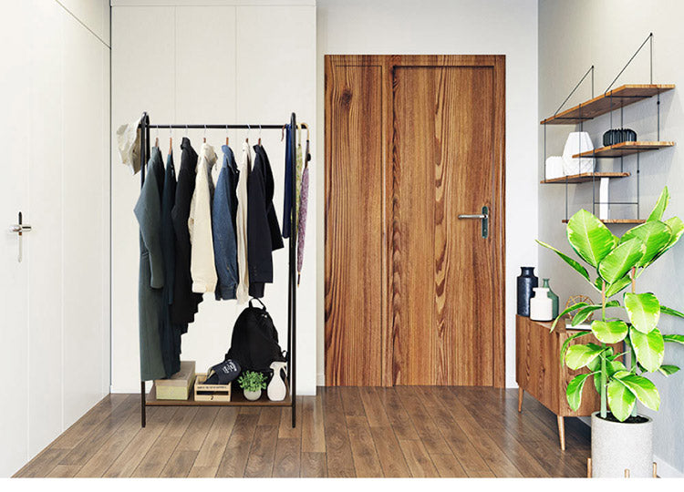 棚付き ハンガーラック 幅91cm コートハンガー パイプハンガー スリム 洋服掛け ハンガー 洋服掛け ラック 玄関 コート掛け(代引不可)