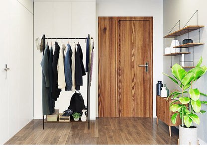 棚付き ハンガーラック 幅91cm コートハンガー パイプハンガー スリム 洋服掛け ハンガー 洋服掛け ラック 玄関 コート掛け(代引不可)