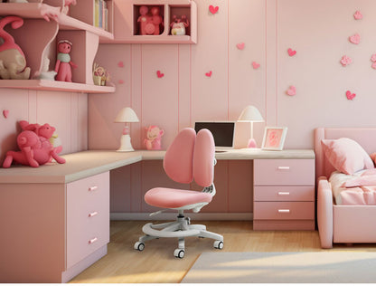 オフィスチェア デスクチェア 学習椅子 子供 パソコンチェア ワークチェア PCチェア 学習チェア おしゃれ 姿勢 撥水 昇降 回転 コンパクト 低め 小さめ 布 RBT-1FR 椅子 オフィス 肘あり(代引不可)