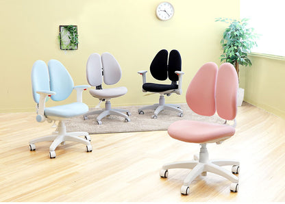 オフィスチェア デスクチェア 学習椅子 子供 パソコンチェア ワークチェア PCチェア 学習チェア おしゃれ 姿勢 撥水 昇降 回転 コンパクト 低め 小さめ 布 RBT-1MA 椅子 オフィス 足置きリング付き(代引不可)