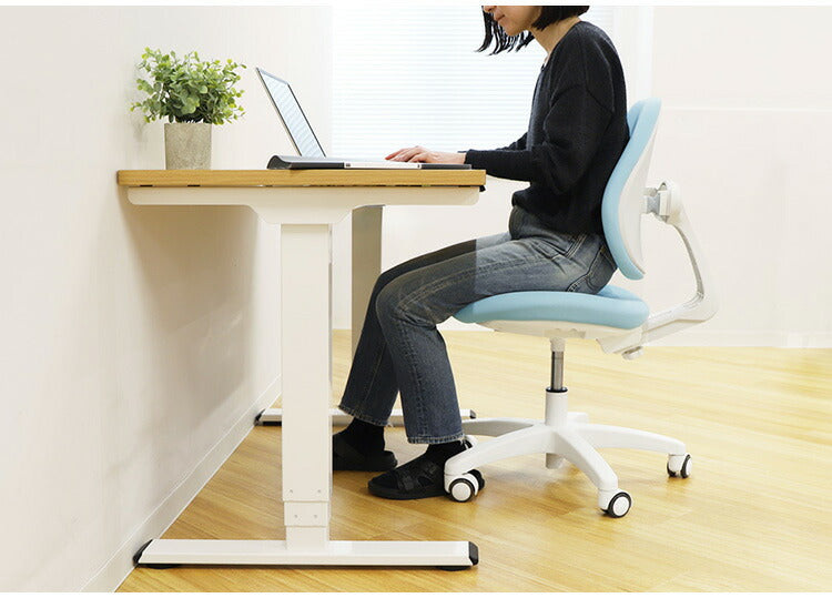 オフィスチェア デスクチェア 学習椅子 子供 パソコンチェア ワークチェア PCチェア 学習チェア おしゃれ 姿勢 撥水 昇降 回転 コンパクト 低め 小さめ 布 RBT-1MA 椅子 オフィス 足置きリング付き(代引不可)