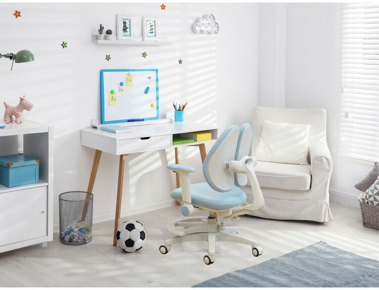 オフィスチェア デスクチェア 学習椅子 子供 パソコンチェア ワークチェア PCチェア 学習チェア おしゃれ 姿勢 撥水 昇降 回転 コンパクト 低め 小さめ 布 RBT-1MA 椅子 オフィス 足置きリング付き(代引不可)