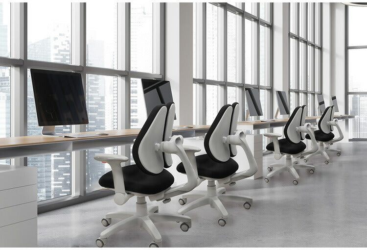 オフィスチェア デスクチェア 学習椅子 子供 パソコンチェア ワークチェア PCチェア 学習チェア おしゃれ 姿勢 撥水 昇降 回転 コンパクト 低め 小さめ 布 RBT-1MA 椅子 オフィス 足置きリング付き(代引不可)