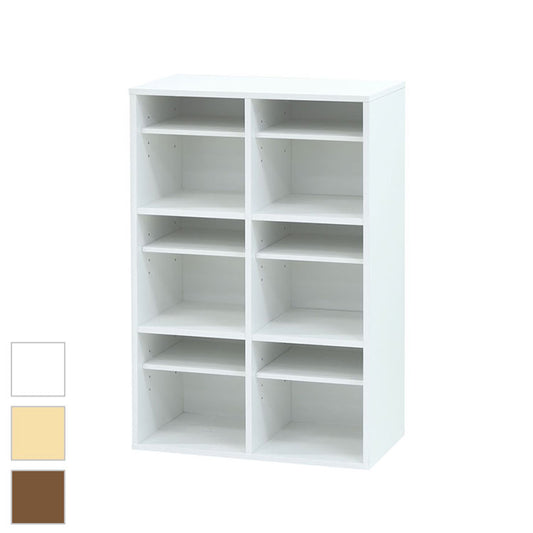 シューズラック 靴箱 2列 3段 6人用 シューズボックス 下駄箱 木製 オープン 玄関収納 病院 スリッパラック おしゃれ 可動棚 中棚 SR0609-6 靴 収納 靴収納 玄関収納箱(代引不可)