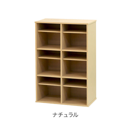シューズラック 靴箱 2列 3段 6人用 シューズボックス 下駄箱 木製 オープン 玄関収納 病院 スリッパラック おしゃれ 可動棚 中棚 SR0609-6 靴 収納 靴収納 玄関収納箱(代引不可)