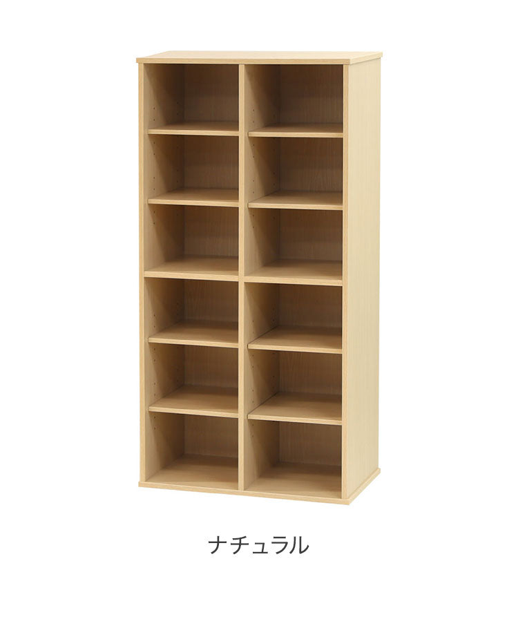 シューズラック 靴箱 2列 6段 12人用 シューズボックス 下駄箱 木製 オープン 玄関収納 病院 スリッパラック おしゃれ ロングブーツ SR0612-12 靴 収納 靴収納 玄関収納箱(代引不可)