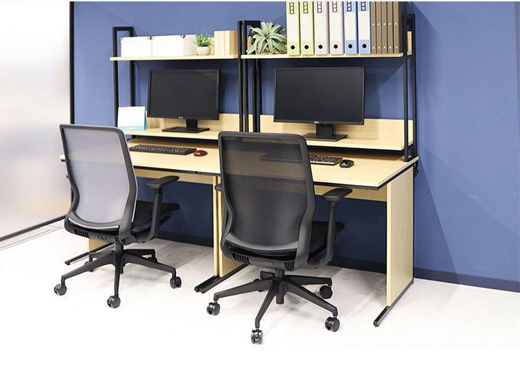 オフィスデスク 幅120cm 奥行60cm 1200×600 ワークデスク 木製 平机 パソコンデスク 事務机 おしゃれ オフィス シンプル 会社 机 WDH-1260 オフィスワーク デスク PC(代引不可)