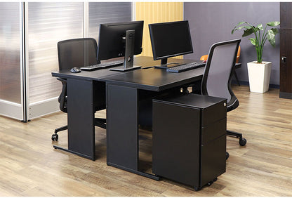 オフィスデスク 幅120cm 奥行60cm 1200×600 ワークデスク 木製 平机 パソコンデスク 事務机 おしゃれ オフィス シンプル 会社 机 WDH-1260 オフィスワーク デスク PC(代引不可)