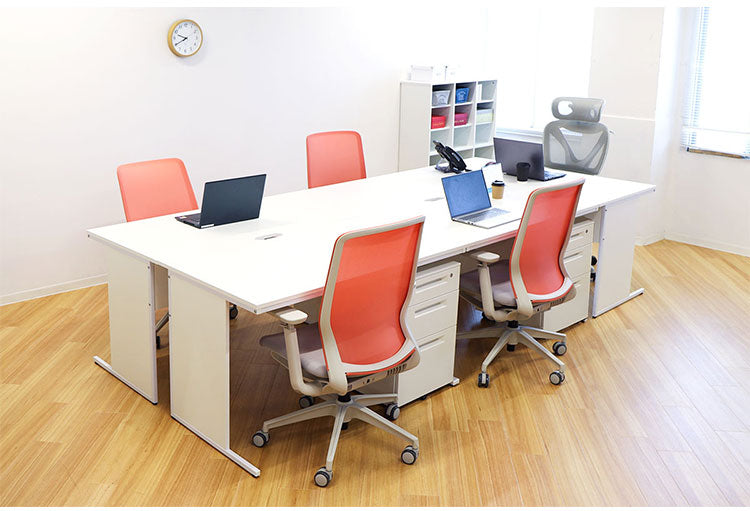 オフィスデスク 幅120cm 奥行70cm 1200×700 ワークデスク 木製 平机 パソコンデスク 事務机 おしゃれ オフィス シンプル 会社 机 WDH-1270 オフィスワーク デスク PC(代引不可)