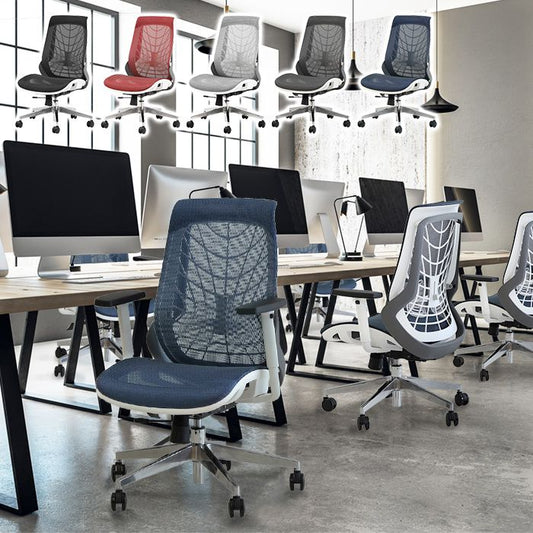 オフィスチェア フルメッシュチェア エラストマーメッシュ採用 肘・ヘッドレストなしタイプ リクライニング デスクチェア パソコンチェア ロッキング(代引不可)