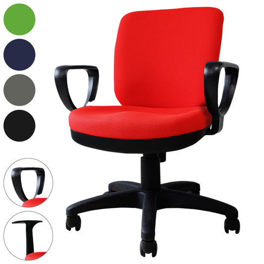 選べるタイプ肘 オフィスチェア 体圧分散チェア 座面にモールドウレタンを採用 長時間座りやすい 肘付き ループ肘 T字肘 ロッキング 耐久性 デスクチェア イス 事務椅子 布張り キャスター(代引不可)