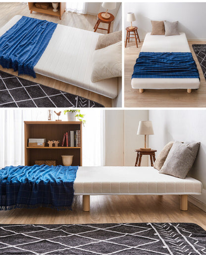 脚付きマットレス シングル ウレタンマットレス 幅97cm 奥行195cm 高さ32cm 高反発 一人暮らし シンプル ベッド 寝具 一体型 マットレス 脚付きマット 洗えるカバー ウレタン 8cm 200N