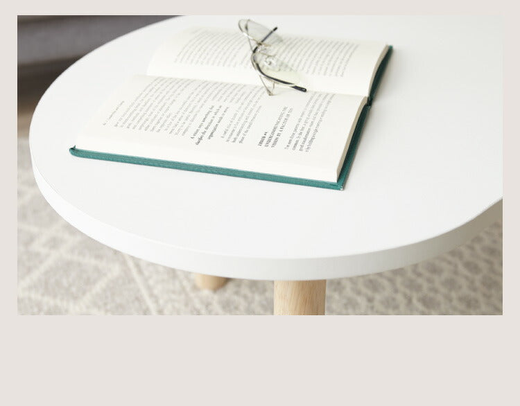 テーブル ホワイト 天然木脚 ビーンズ型 幅85 シンプル ビーンズテーブル おしゃれ かわいい 北欧 リビング 一人暮らし 新生活 センターテーブル ローテーブル 座卓 机 豆型 楕円 韓国インテリア