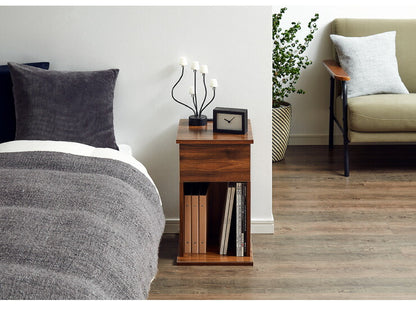 コンセント付き ナイトテーブル 幅30cm 引き出し付き CNTB-30 テーブル サイドテーブル 収納 ベッド おしゃれ スリム コンパクト