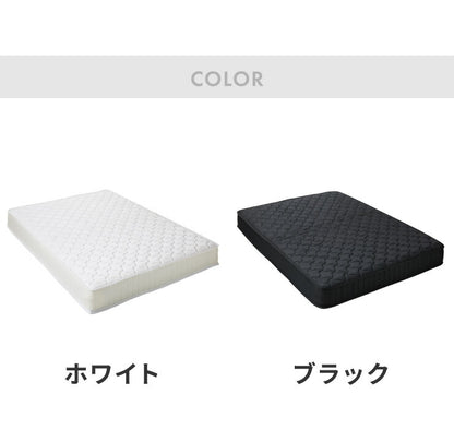 すのこベッド セミダブル ポケットコイルロールマットレス付 北欧 木製 ベット ヘッドレスすのこベッド ワンルーム