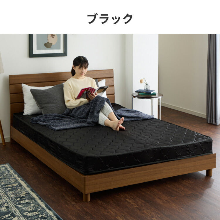 ボンネルコイル マットレス クイーン 厚さ14cm 圧縮梱包 ホワイト 通気性 硬め ベッド ボンネルコイルロールマットレス ボンネル コイル スプリング ベッドマット マット 厚み14cm ロール梱包