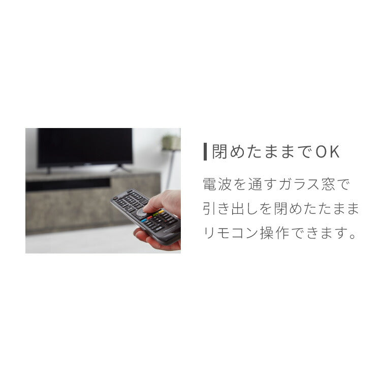 【5%OFF】テレビボード ストーン調 幅100cm ガラス窓 引き出し付き テレビ台 100 ローボード ロータイプ TVボード TV台 セラミック調 グレー 引き出し テレビラック AVラック リビング収納 テレビラック