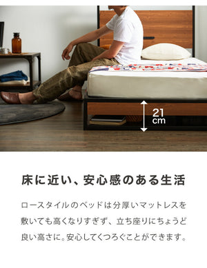 宮付きスチールベッド シングル フレーム単品 コンセント付き シンプル 一人暮らし 頑丈 省スペース スリム パイプベッド ベッド スチール パイプ ワンルーム コンパクト フレームのみ