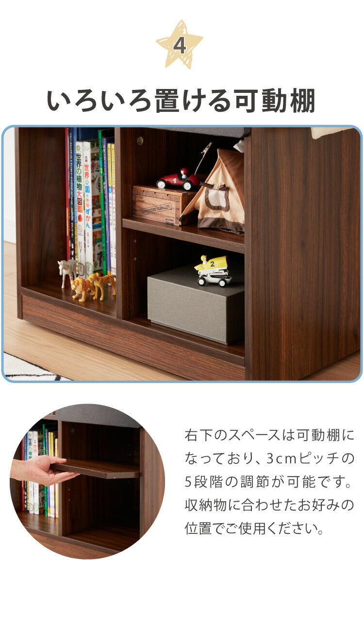 ランドセルラック 幅60cm 引き出し2杯付き 隠しキャスター付き 木製 引き出し フック 子供部屋 収納 シンプル ナチュラル キッズ収納 本棚 ランドセル 教科書 入学 新学期 RD-046