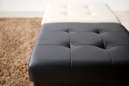 スツール 収納 ワイド 38×60cm ボックス 折りたたみ PVCレザー 折り畳み コンパクト レザー おしゃれ 北欧 収納スツール 収納ボックス 椅子 イス チェア いす オットマン