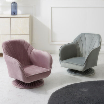 くすみカラー デザイン回転座椅子 おしゃれ かわいい ベルベット ベロア 座椅子 エレガントスタイル 椅子 イス チェア フロアソファー コンパクト