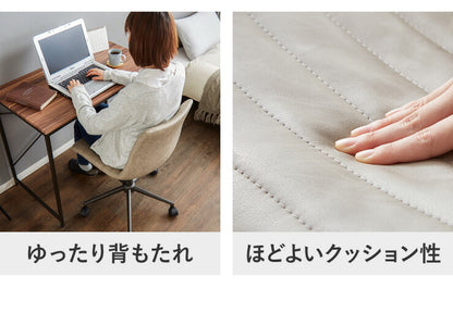 ヴィンテージ調 デスクチェア キャスター付き オフィスチェア 回転チェア 椅子 イス 事務椅子 OAチェア ワークチェア おしゃれ