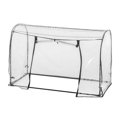 ビニール温室 ドーム型ワイド ブラック 組み立て簡単 工具不要 ビニール温室棚 ビニールハウス フラワーラック ガーデンハウス フラワーハウス ラック ベランダ 家庭用 園芸 栽培 コンパクト 小型