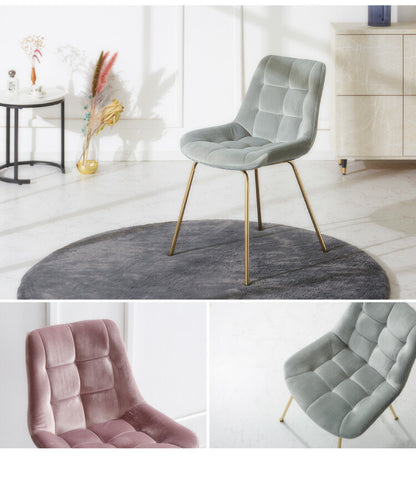 くすみカラー デザインチェア おしゃれ かわいい ベルベット ベロア デスクチェア ダイニングチェア ゴールド 椅子 イス チェア ドレッサー ダイニング