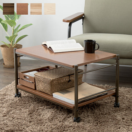 テーブル キャスター付 マルチテーブル ローテーブル センターテーブル テレビ台 サイドテーブル テレビボード オープンラック