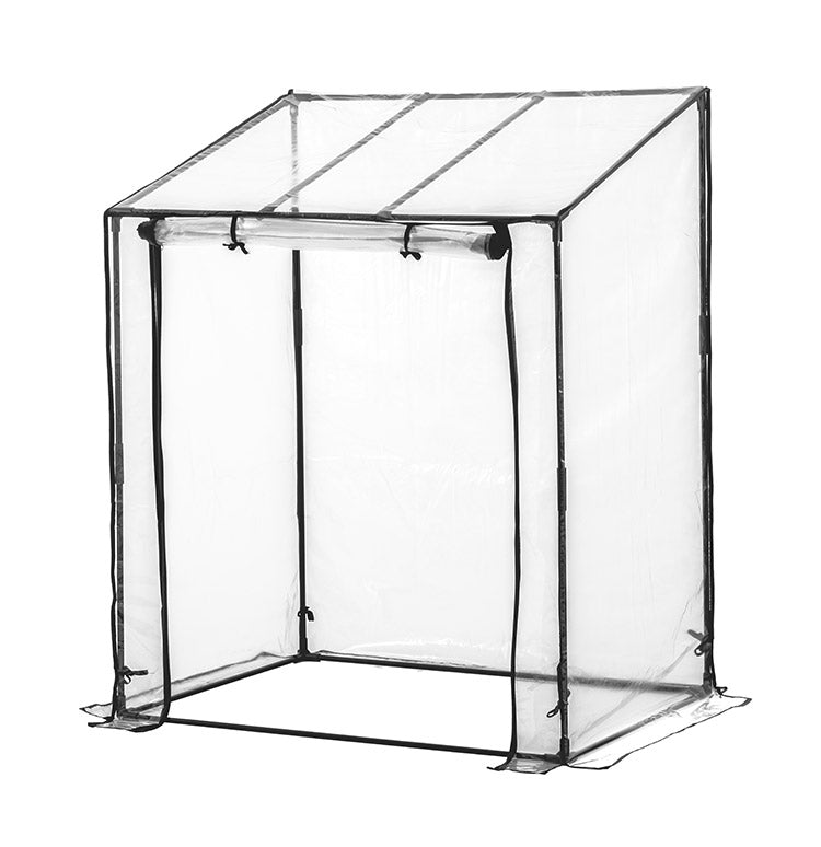 フラワースタンド用温室 ブラック 組み立て簡単 工具不要 ビニール温室棚 フラワースタンド 専用 ビニールハウス フラワーラック ガーデンハウス フラワーハウス ラック ベランダ 家庭用