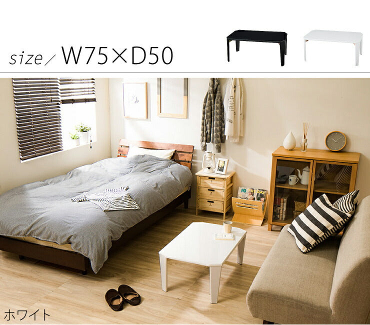 折りたたみテーブル 90×60cm 鏡面仕上げ 韓国インテリア 北欧 おしゃれ 長方形 折り畳み 折れ脚 収納 省スペース コンパクト テーブル センターテーブル ローテーブル 木製 コーヒーテーブル リビングテーブル 一人暮らし 新生活