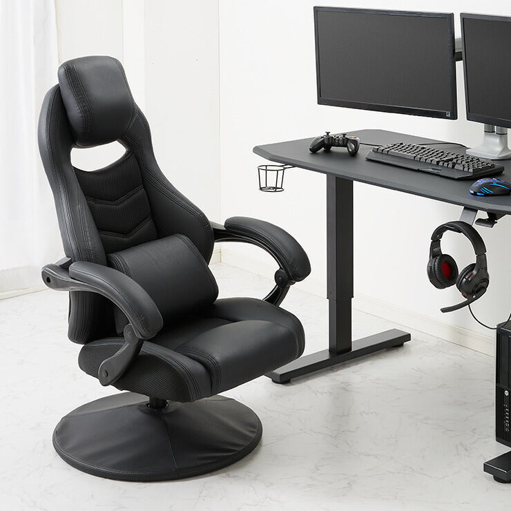 ゲーミングチェア 座椅子 360度回転 リクライニング アームレスト バケットシート ハイバック 高級感 腰痛対策 おしゃれ オフィスチェア オフィスチェアー リクライニングチェア 椅子 チェア パソコン テレワーク 在宅勤務 在宅ワーク