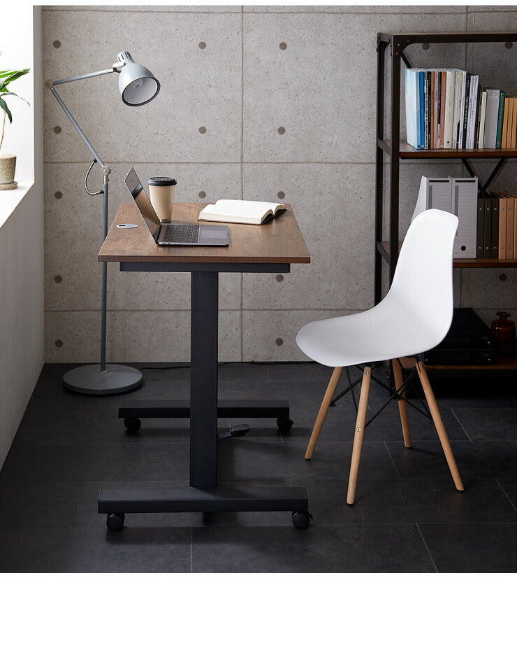 ガス圧昇降式デスク 昇降式テーブル 90cm幅 可動式 高さ調節 テレワーク 在宅勤務 デスク オフィスデスク スタンディングデスク パソコンデスク PCデスク 机 事務机 高さ調整 オフィス 幅90