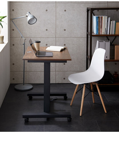 ガス圧昇降式デスク 昇降式テーブル 90cm幅 可動式 高さ調節 テレワーク 在宅勤務 デスク オフィスデスク スタンディングデスク パソコンデスク PCデスク 机 事務机 高さ調整 オフィス 幅90