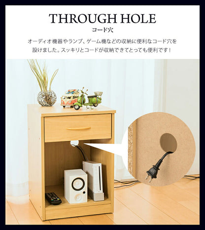 キャスター付き ナイトテーブル サイドテーブル サブテーブル コンソール コンパクト 省スペース