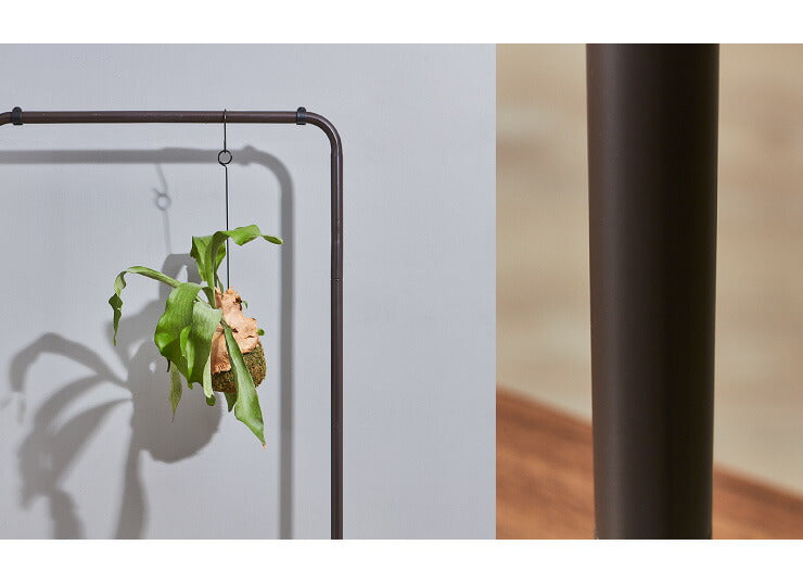 ヴィンテージ調 ハンガーラック スチールラック スチール製 木製 ハンガー ラック 収納 ワードローブ コートハンガー 洋服