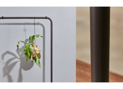 ヴィンテージ調 ハンガーラック スチールラック スチール製 木製 ハンガー ラック 収納 ワードローブ コートハンガー 洋服