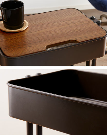 ヴィンテージ調 キッチンワゴン 2段 天板付き キャスター付き ヴィンテージ モダン 北欧 おしゃれ ダイニング キッチン 新生活 収納 収納ワゴン ワゴン バスケット ラック スチールラック