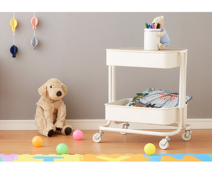 ヴィンテージ調 キッチンワゴン 3段 天板付き キャスター付き ヴィンテージ モダン 北欧 おしゃれ ダイニング キッチン 新生活 収納 収納ワゴン ワゴン バスケット ラック スチールラック